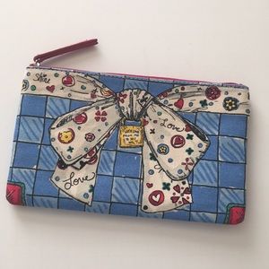 Brighton Retired Love Sparkle Pouch Designed by Tom Clancy NWOT